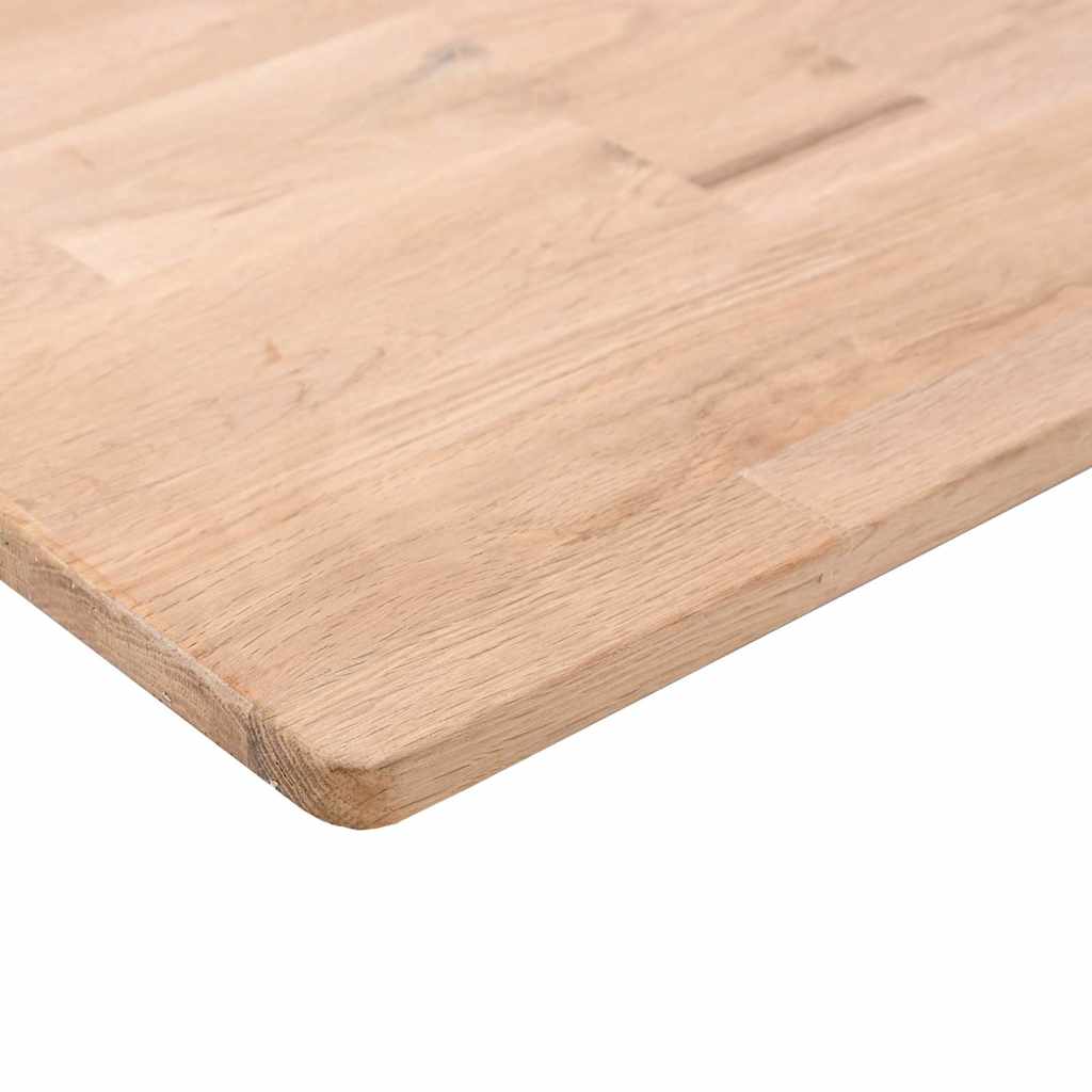 Vidaxl plank 60x20x1,5 cm onbehandeld massief eikenhout