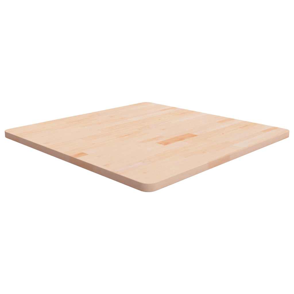 Vidaxl tafelblad vierkant 80x80x2,5 cm onbehandeld massief eikenhout