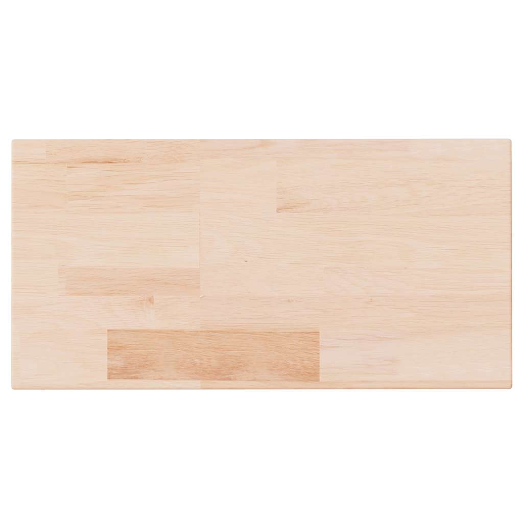 Vidaxl plank 40x20x2,5 cm onbehandeld massief eikenhout