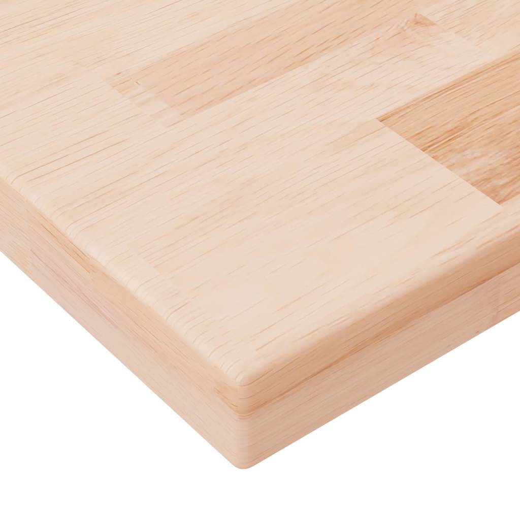 Vidaxl plank 40x20x2,5 cm onbehandeld massief eikenhout