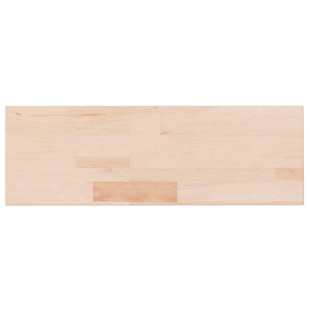 Vidaxl plank 60x20x2,5 cm onbehandeld massief eikenhout