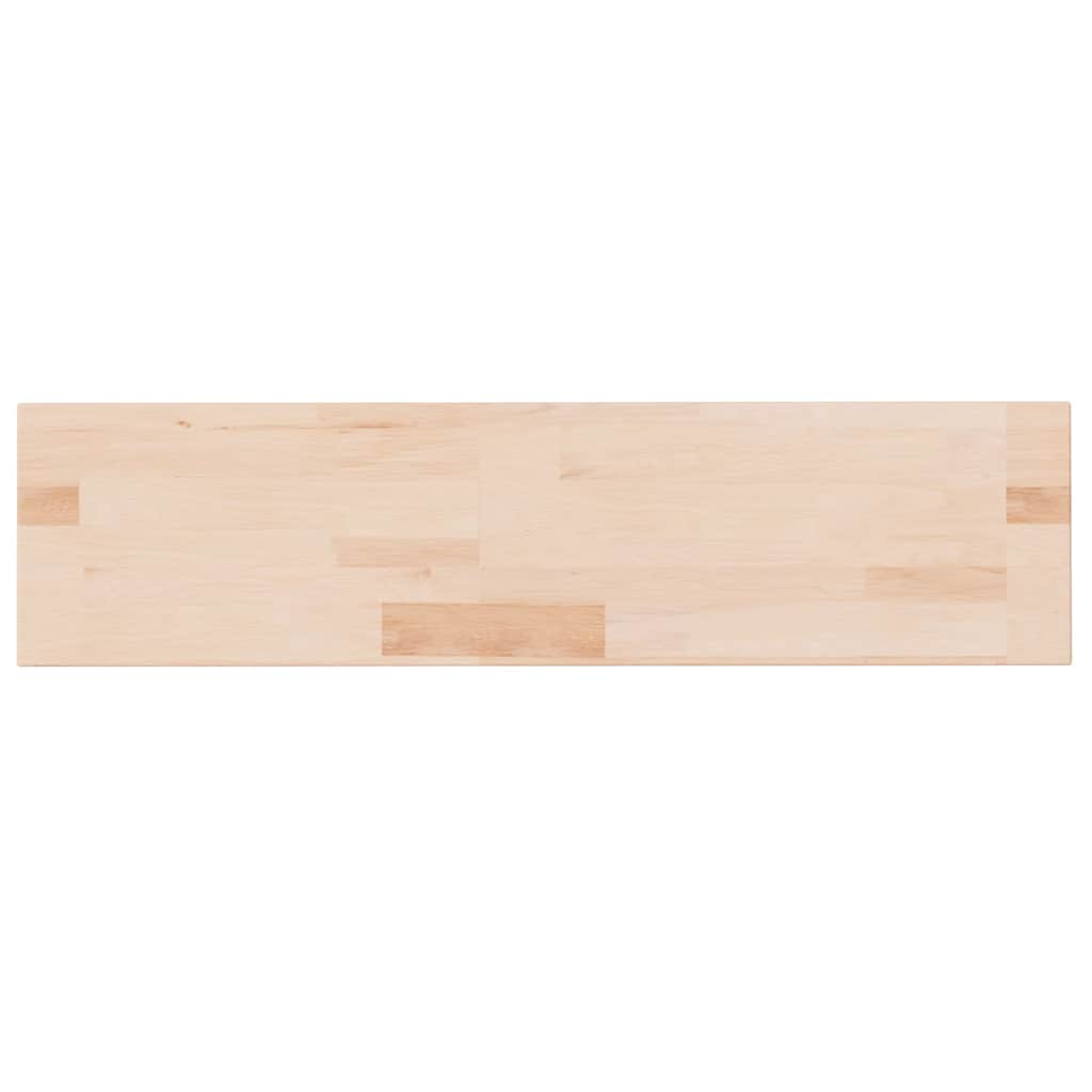 Vidaxl plank 80x20x2,5 cm onbehandeld massief eikenhout