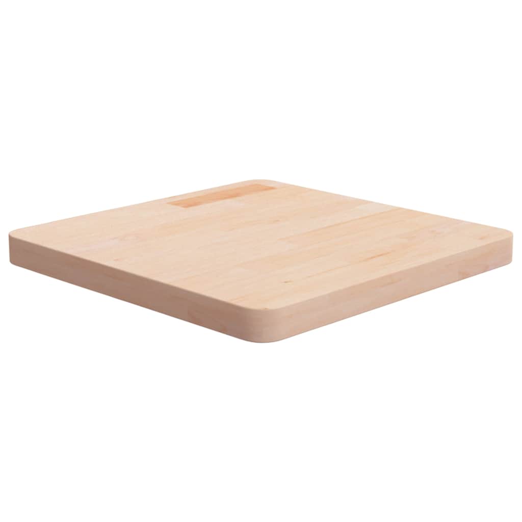 Vidaxl tafelblad vierkant 50x50x4 cm onbehandeld massief eikenhout