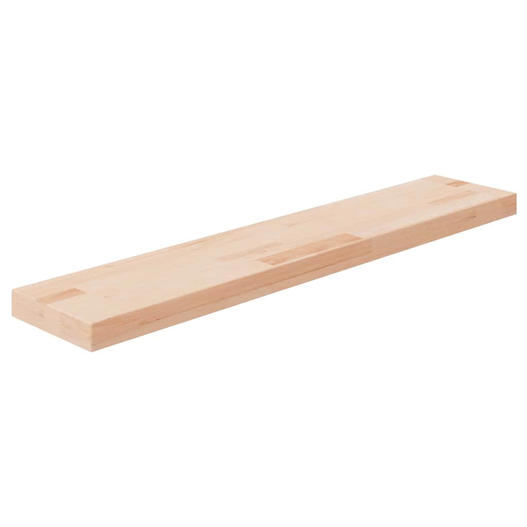 Vidaxl plank 100 x 20 x 4 cm onbewerkt massief eikenhout