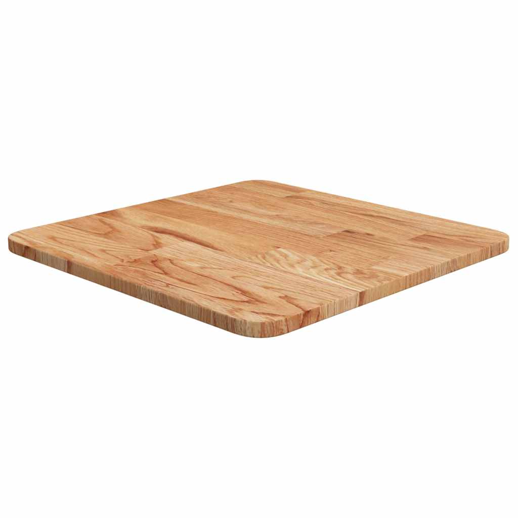 Vidaxl tafelblad vierkant 40x40x1,5cm massief eiken lichtbruin