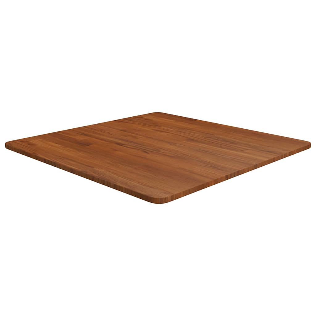 Vidaxl tafelblad vierkant 70x70x1,5cm behandeld eiken donkerbruin