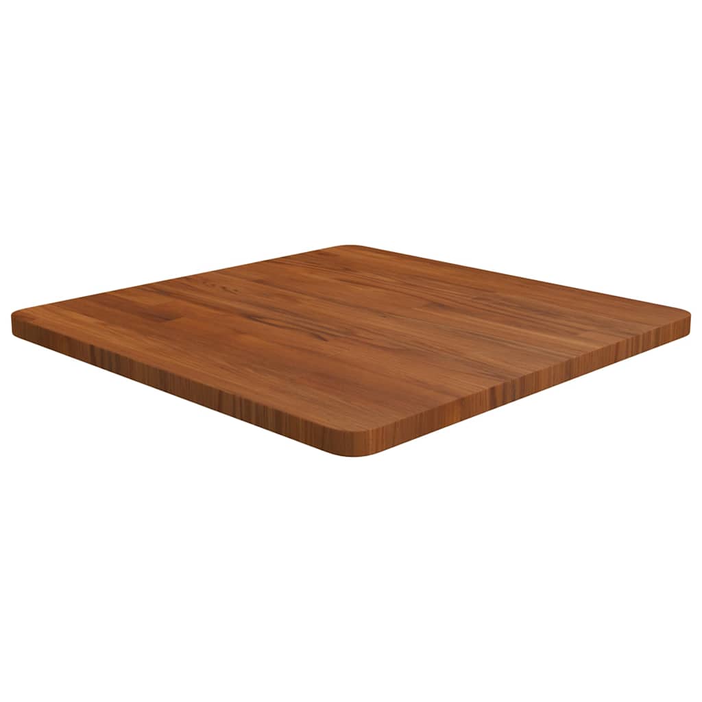 Vidaxl tafelblad vierkant 60x60x2,5cm behandeld eiken donkerbruin