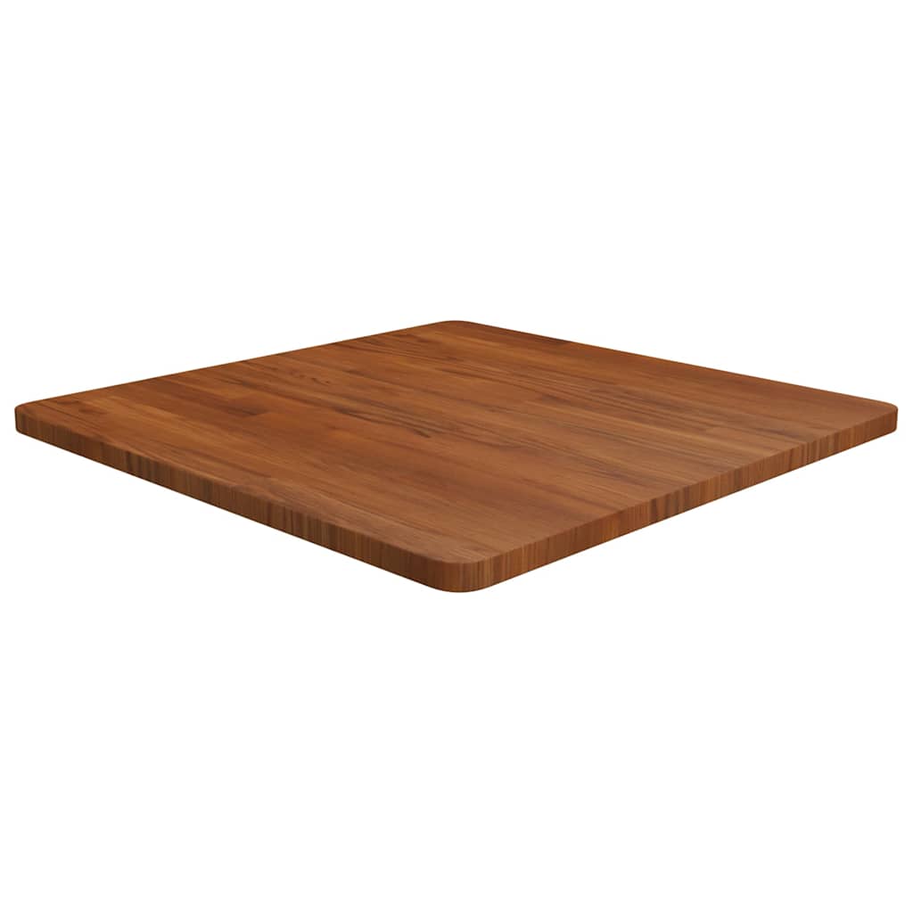 Vidaxl tafelblad vierkant 70x70x2,5cm behandeld eiken donkerbruin