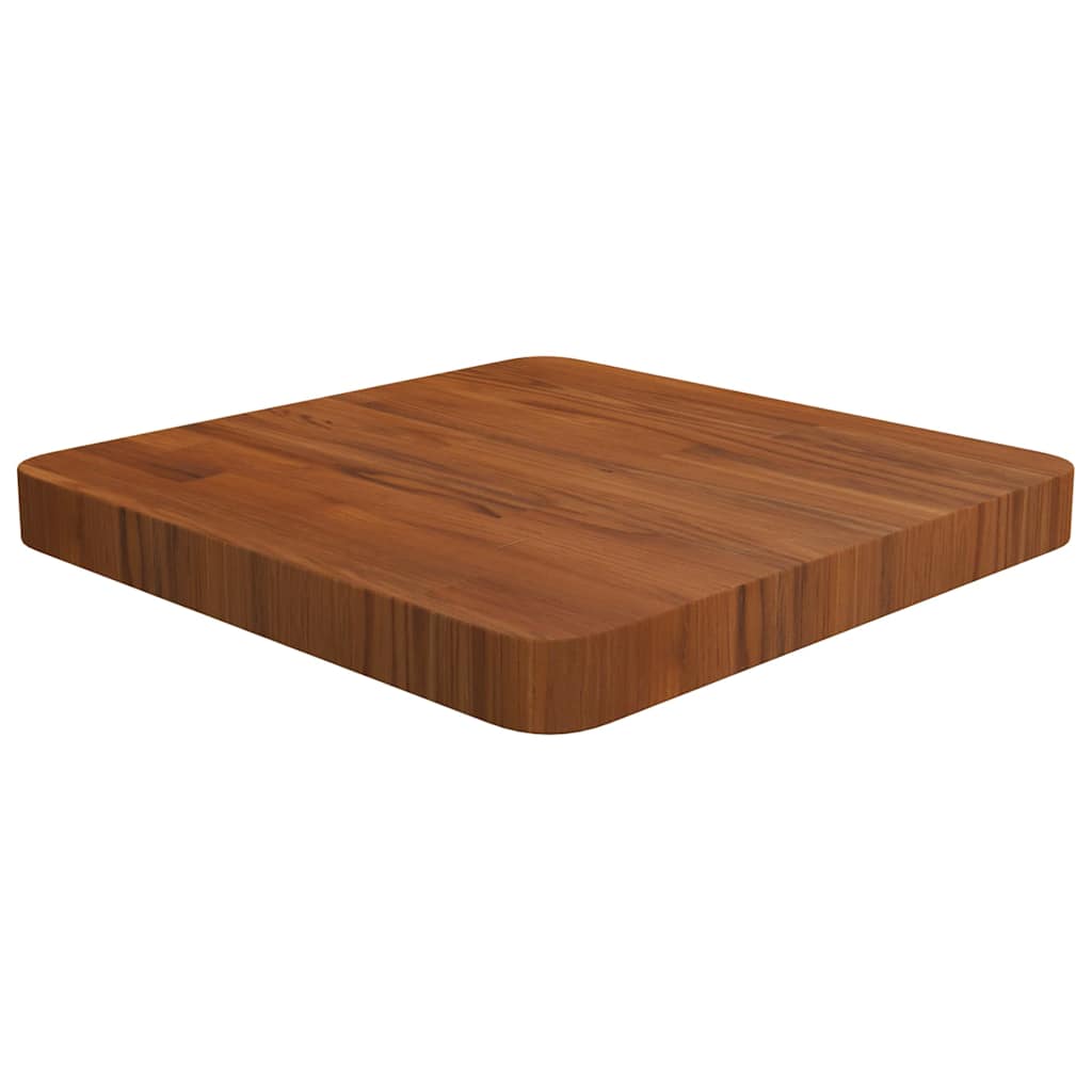 Vidaxl tafelblad vierkant 40x40x4cm behandeld eiken donkerbruin