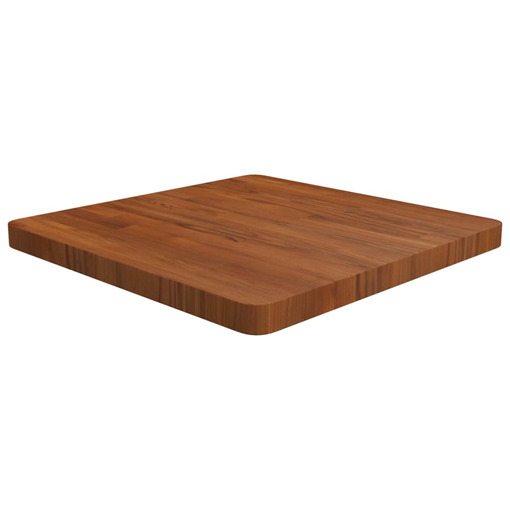 Vidaxl tafelblad vierkant 60x60x4cm behandeld eiken donkerbruin