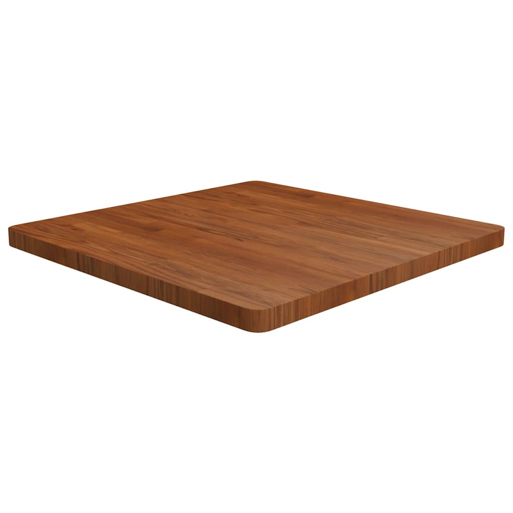 Vidaxl tafelblad vierkant 80x80x4cm behandeld eiken donkerbruin