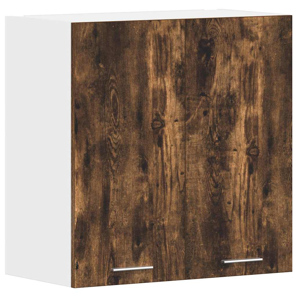 Vidaxl bovenkast lyon 60x31x60 cm bewerkt hout gerookt eikenkleurig