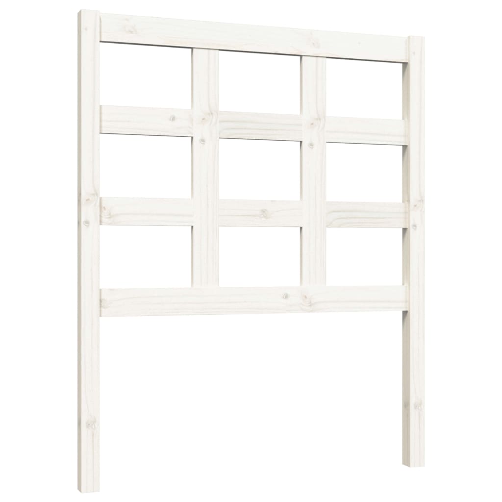 Vidaxl hoofdbord 80,5x4x100 cm massief grenenhout wit
