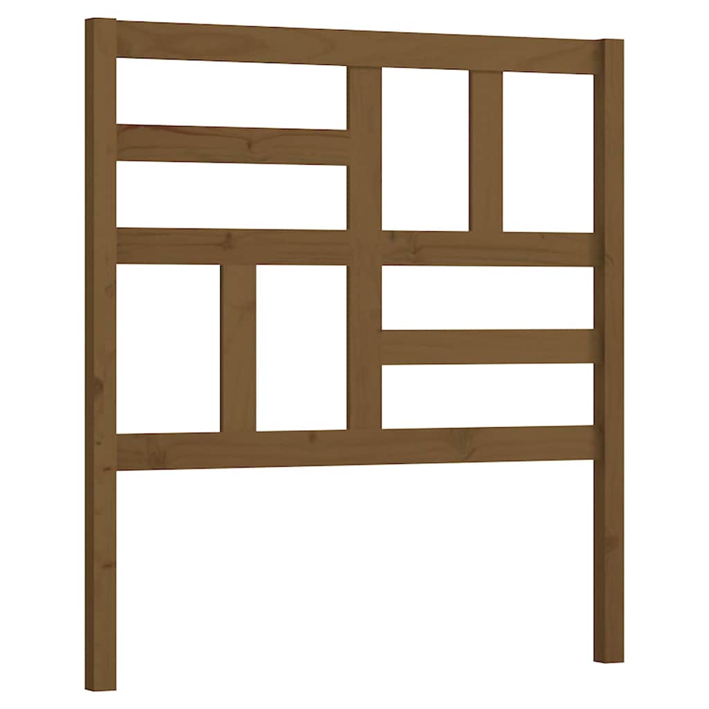 Vidaxl hoofdbord 81x4x104 cm massief grenenhout honingbruin