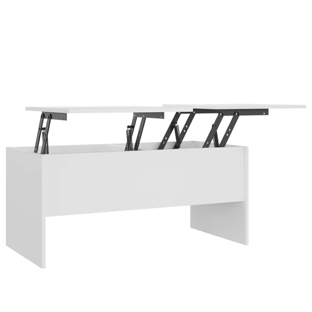 Vidaxl salontafel 102x50,5x46,5 cm bewerkt hout wit