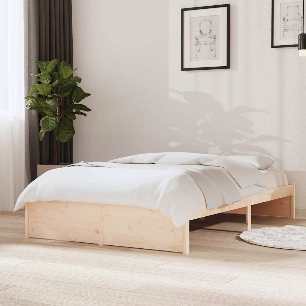Vidaxl bedframe zonder matras massief hout 120x200 cm