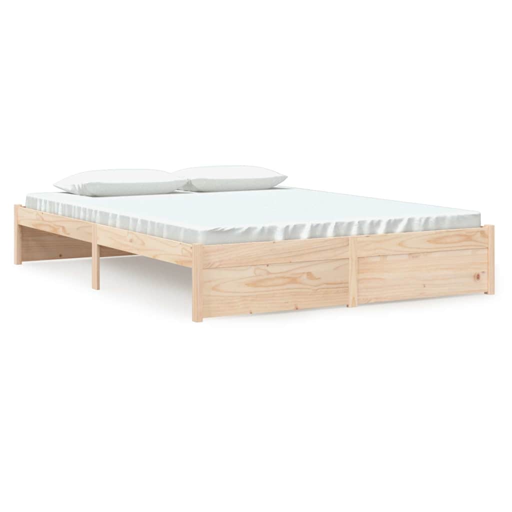 Vidaxl bedframe zonder matras massief hout 160x200 cm