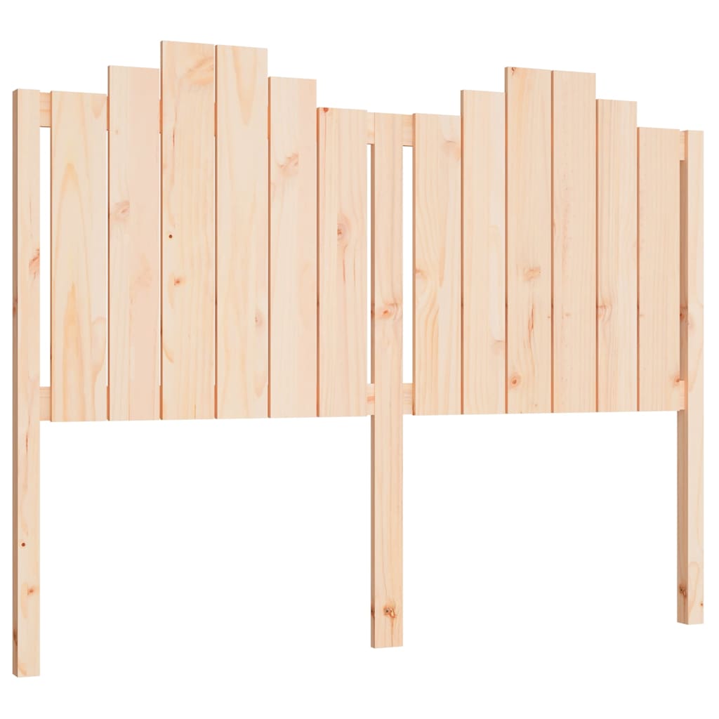Vidaxl hoofdbord 141x4x110 cm massief grenenhout