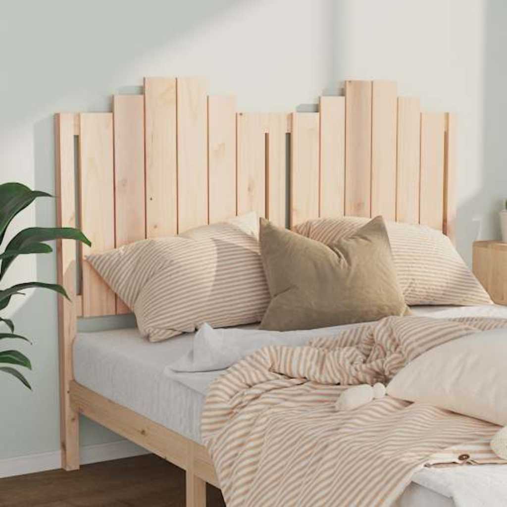 Vidaxl hoofdbord 141x4x110 cm massief grenenhout