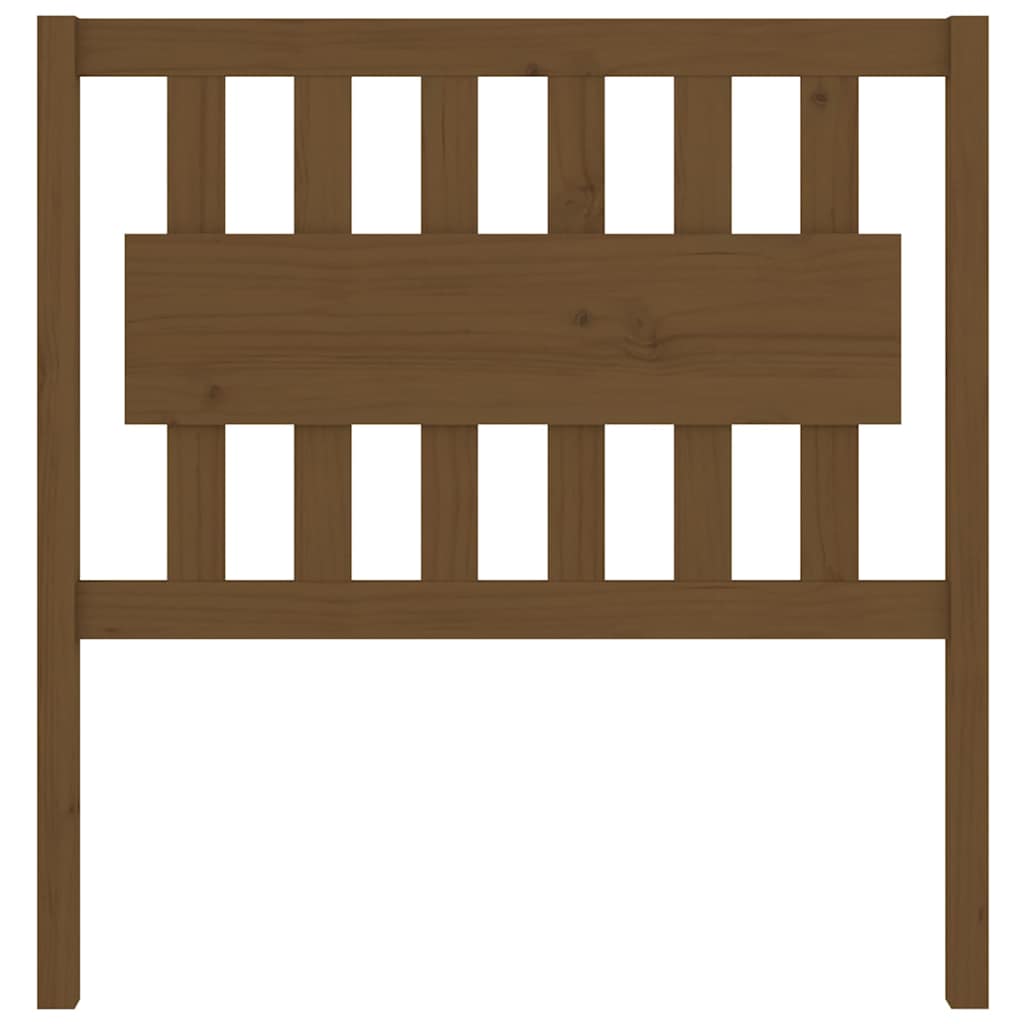 Vidaxl hoofdbord 95,5x4x100 cm massief grenenhout honingbruin