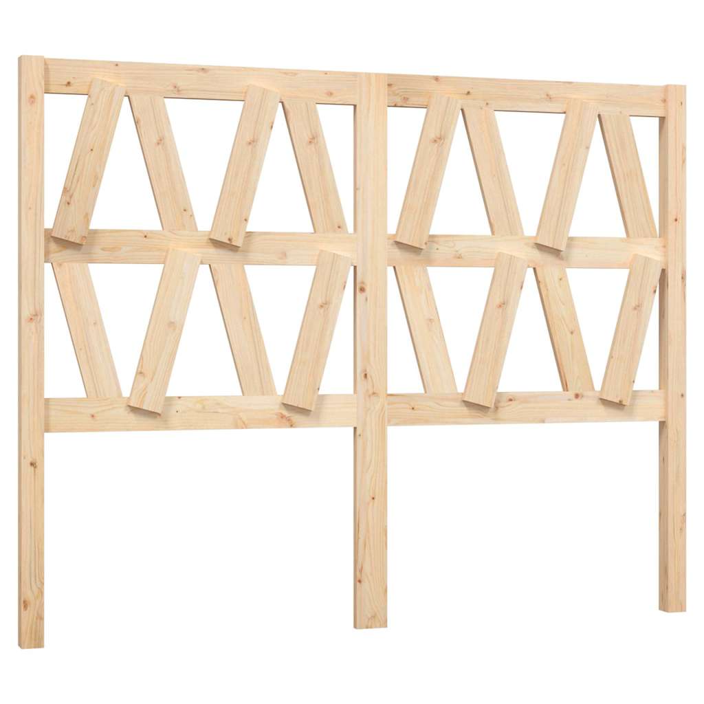 Vidaxl hoofdbord 146x4x100 cm massief grenenhout