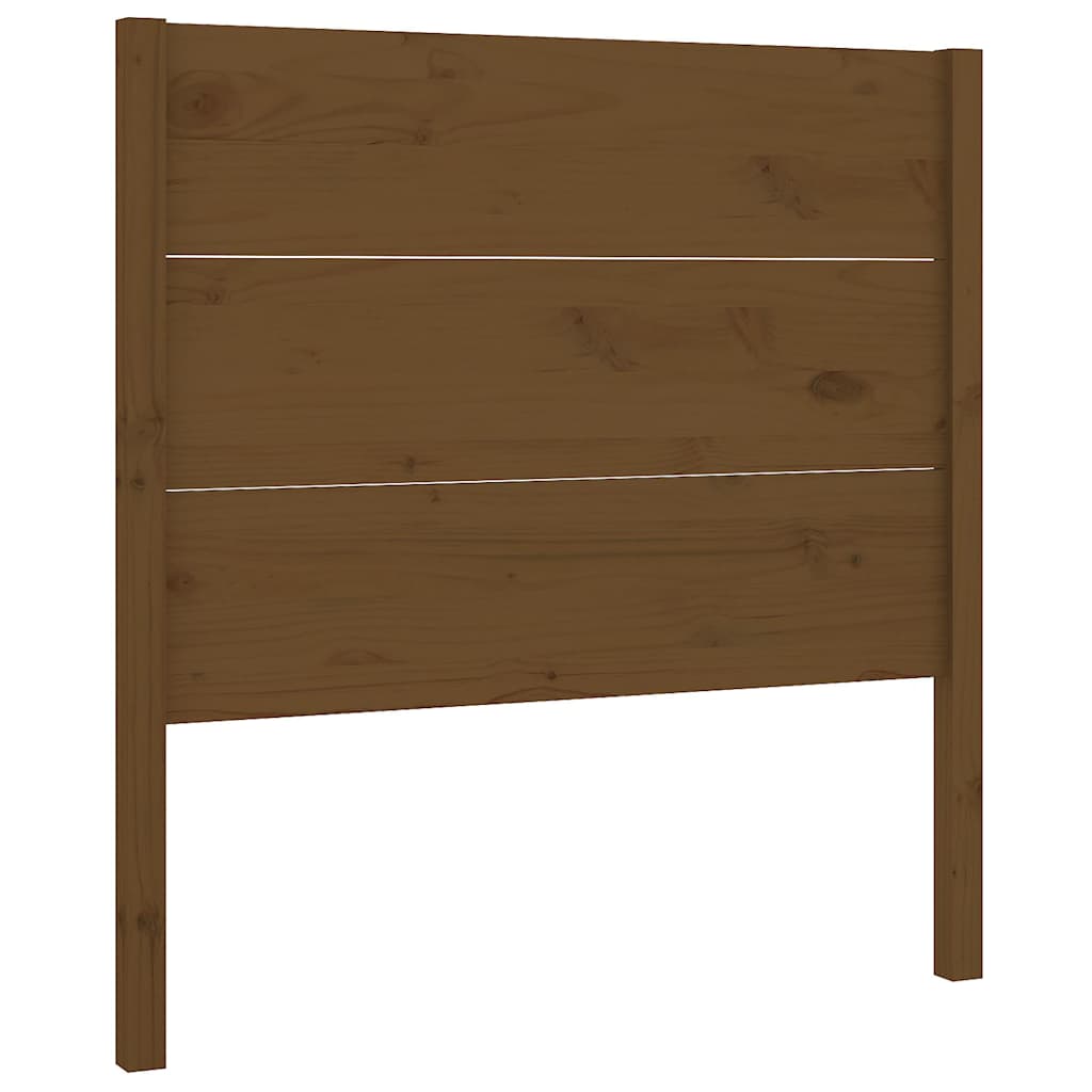 Vidaxl hoofdbord 81x4x100 cm massief grenenhout honingbruin