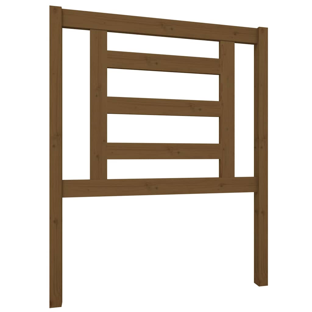 Vidaxl hoofdbord 81x4x100 cm massief grenenhout honingbruin