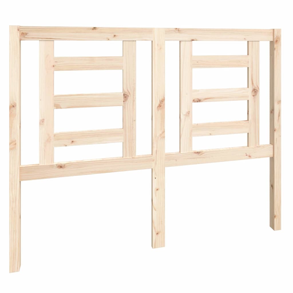 Vidaxl hoofdbord 126x4x100 cm massief grenenhout