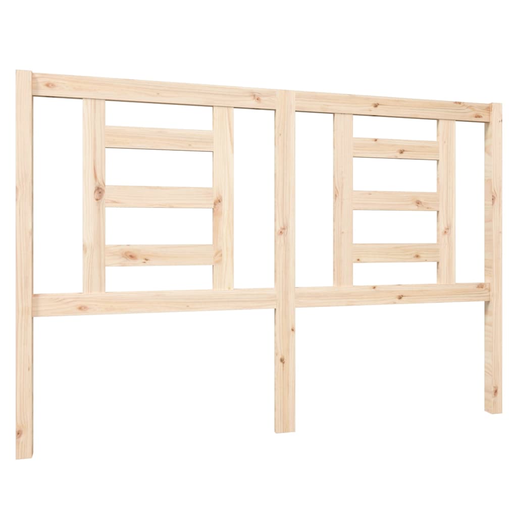 Vidaxl hoofdbord 146x4x100 cm massief grenenhout