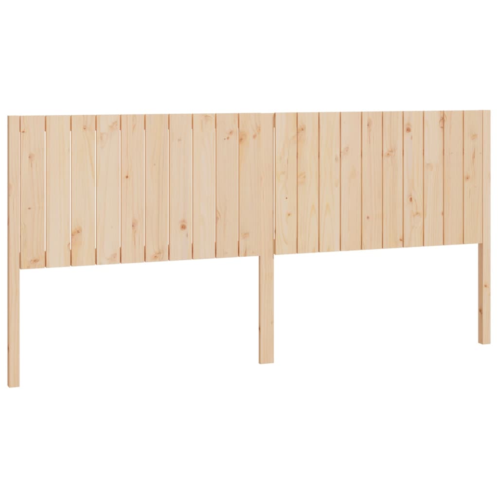 Vidaxl hoofdbord 205,5x4x100 cm massief grenenhout