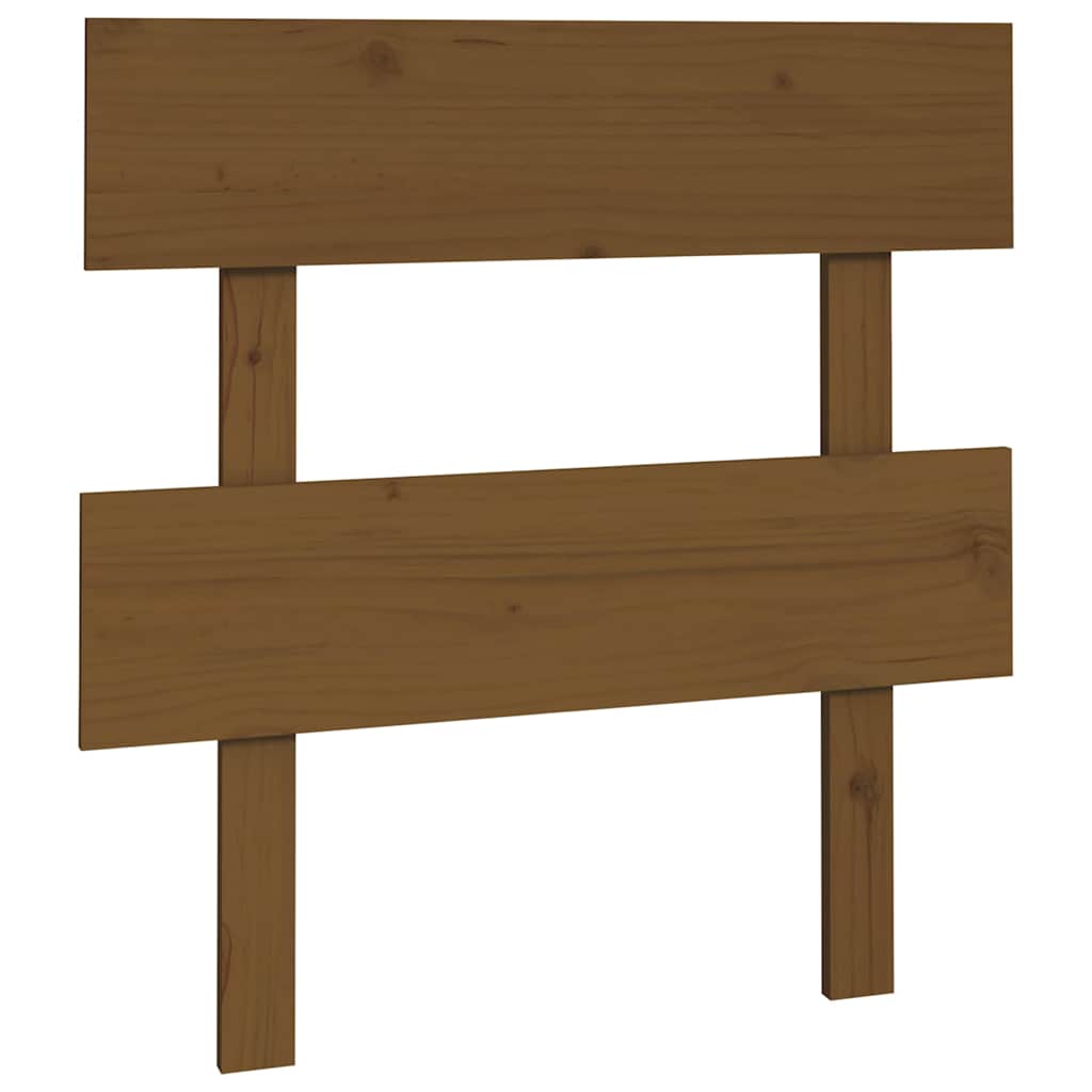 Vidaxl hoofdbord 103,5x3x81 cm massief grenenhout honingbruin