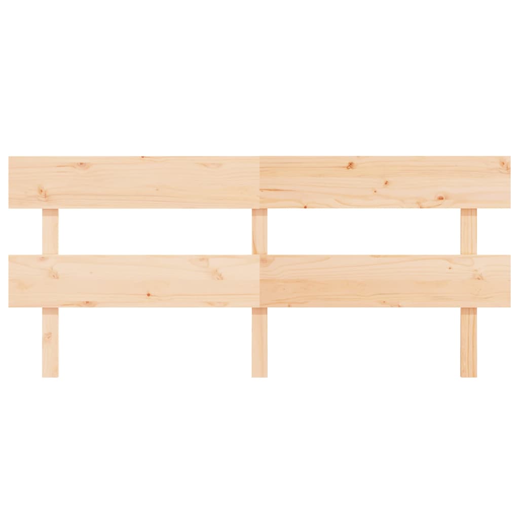 Vidaxl hoofdbord 204x3x81 cm massief grenenhout