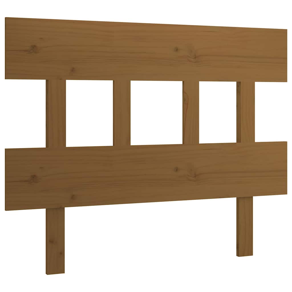 Vidaxl hoofdbord 93,5x3x81 cm massief grenenhout honingbruin
