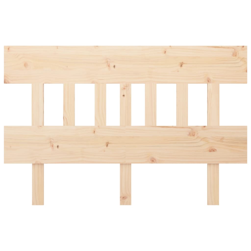 Vidaxl hoofdbord 123,5x3x81 cm massief grenenhout