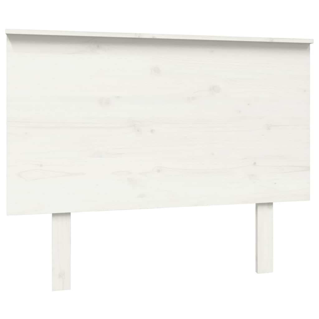 Vidaxl hoofdbord 104x6x82,5 cm massief grenenhout wit