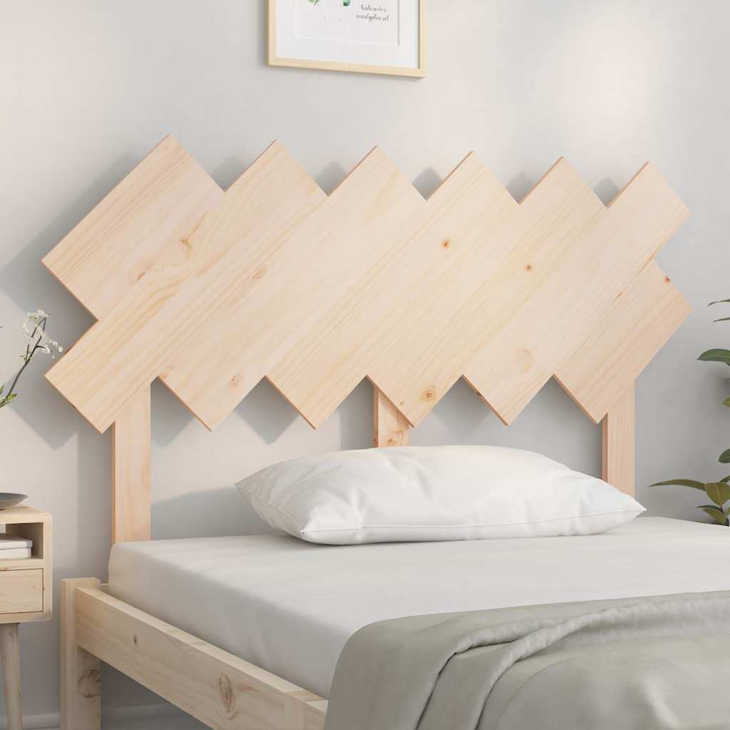 Vidaxl hoofdbord 122,5x3x80,5 cm massief grenenhout
