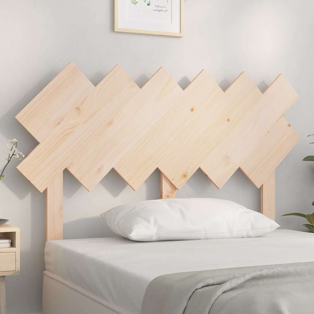 Vidaxl hoofdbord 122,5x3x80,5 cm massief grenenhout