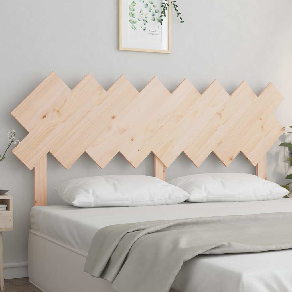 Vidaxl hoofdbord 159,5x3x80,5 cm massief grenenhout