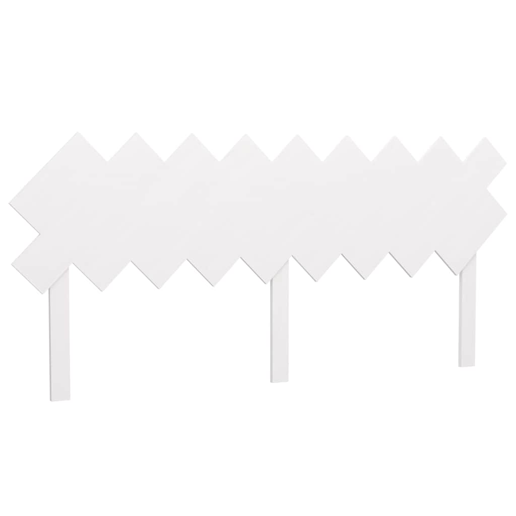 Vidaxl hoofdbord 178x3x80,5 cm massief grenenhout wit
