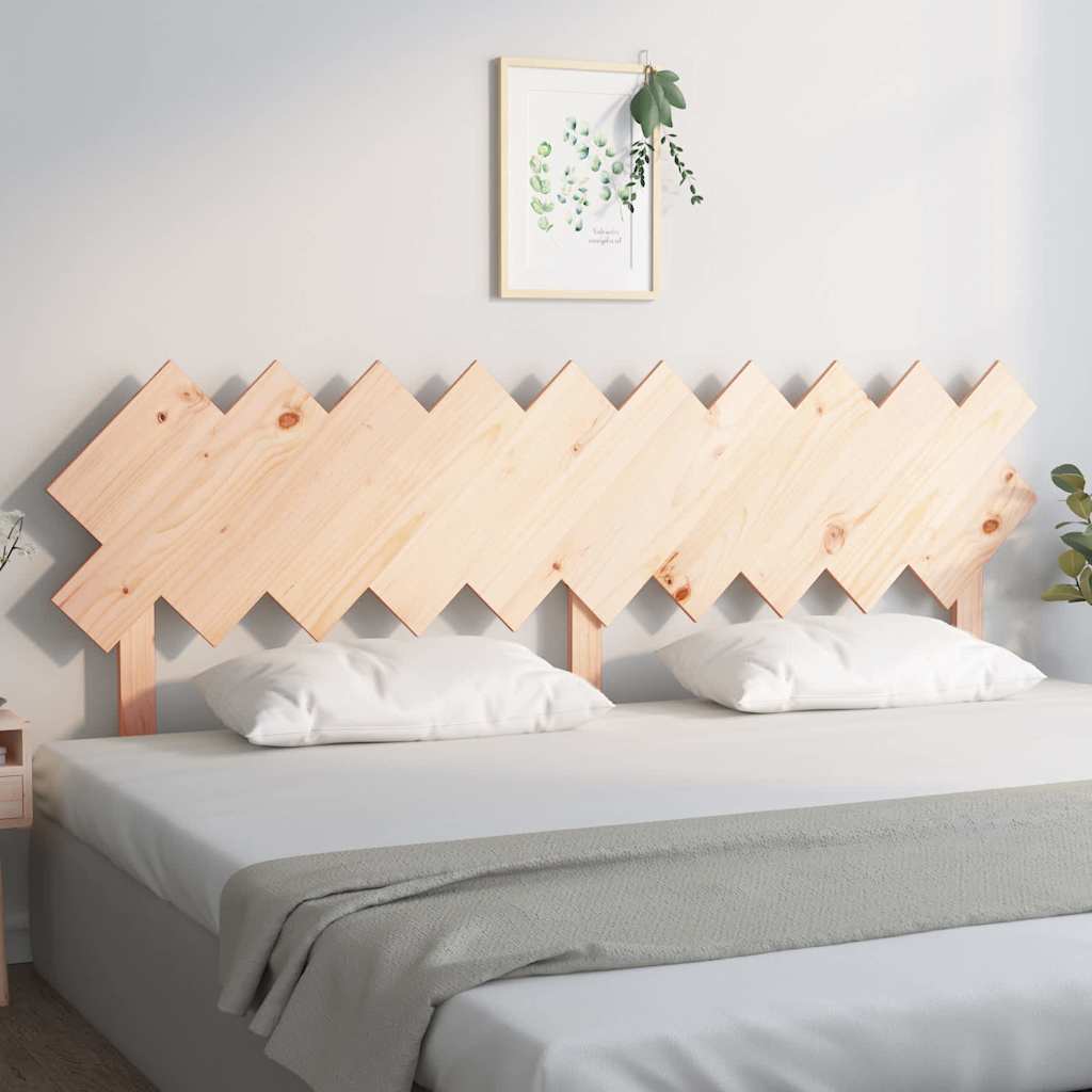 Vidaxl hoofdbord 196x3x80,5 cm massief grenenhout