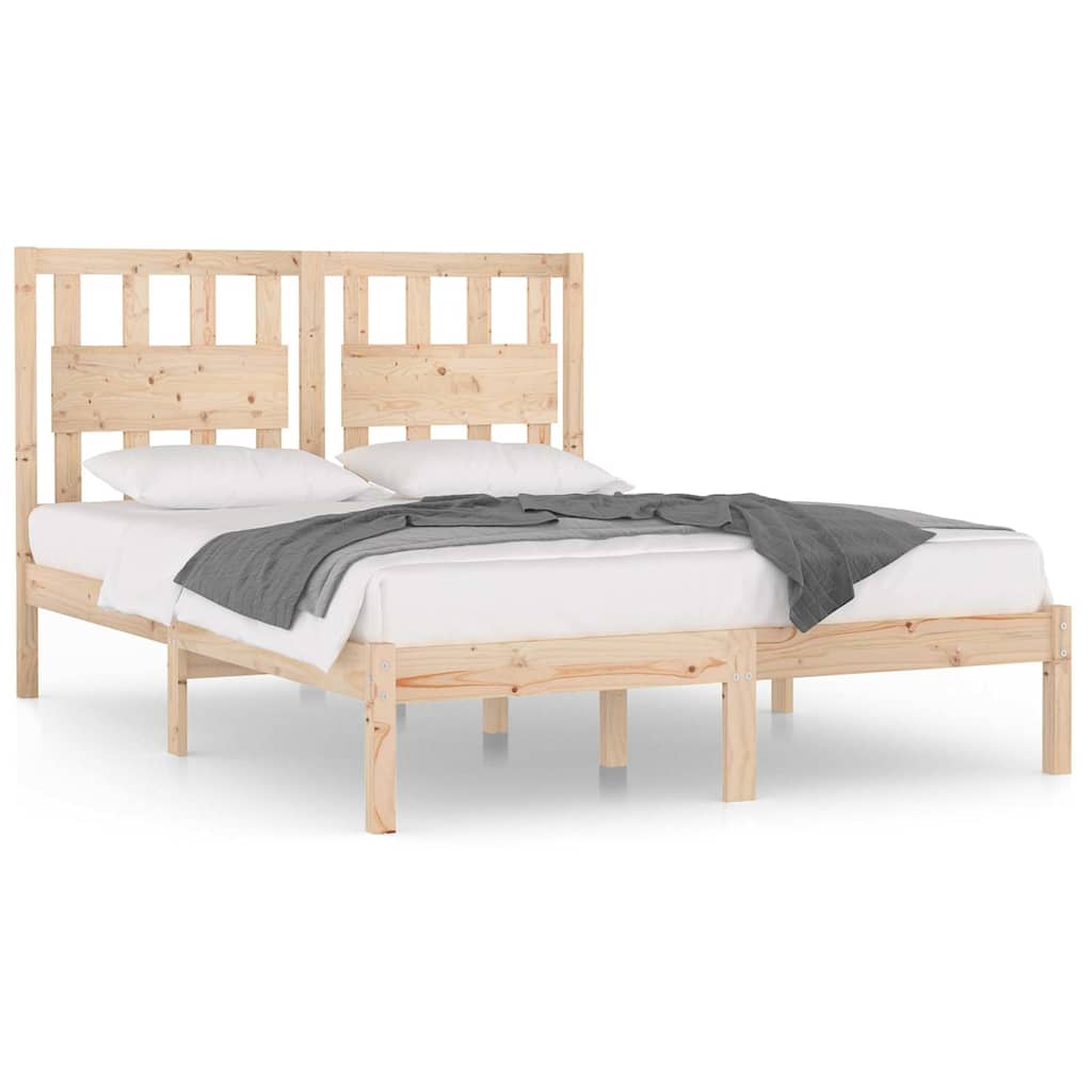 Vidaxl bedframe massief grenenhout 120x190 cm