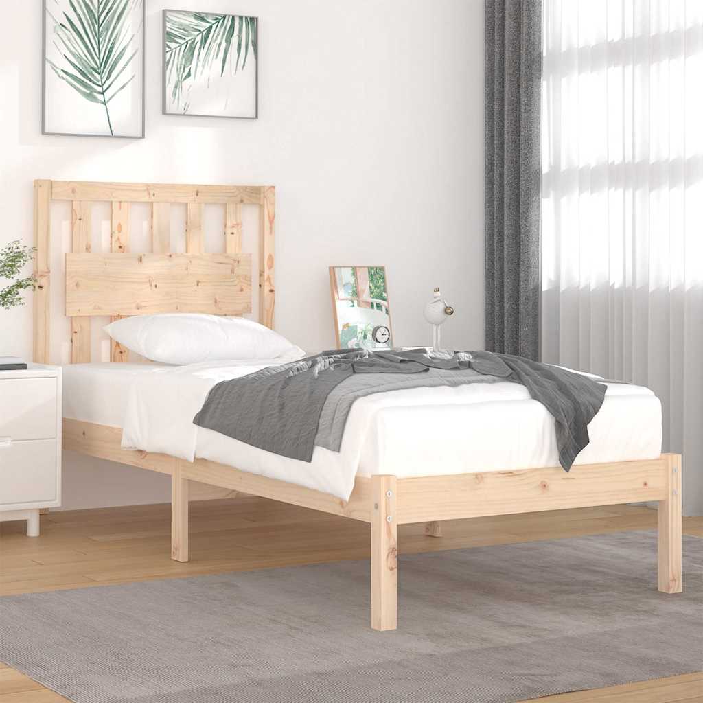 Vidaxl bedframe massief grenenhout 90x200 cm