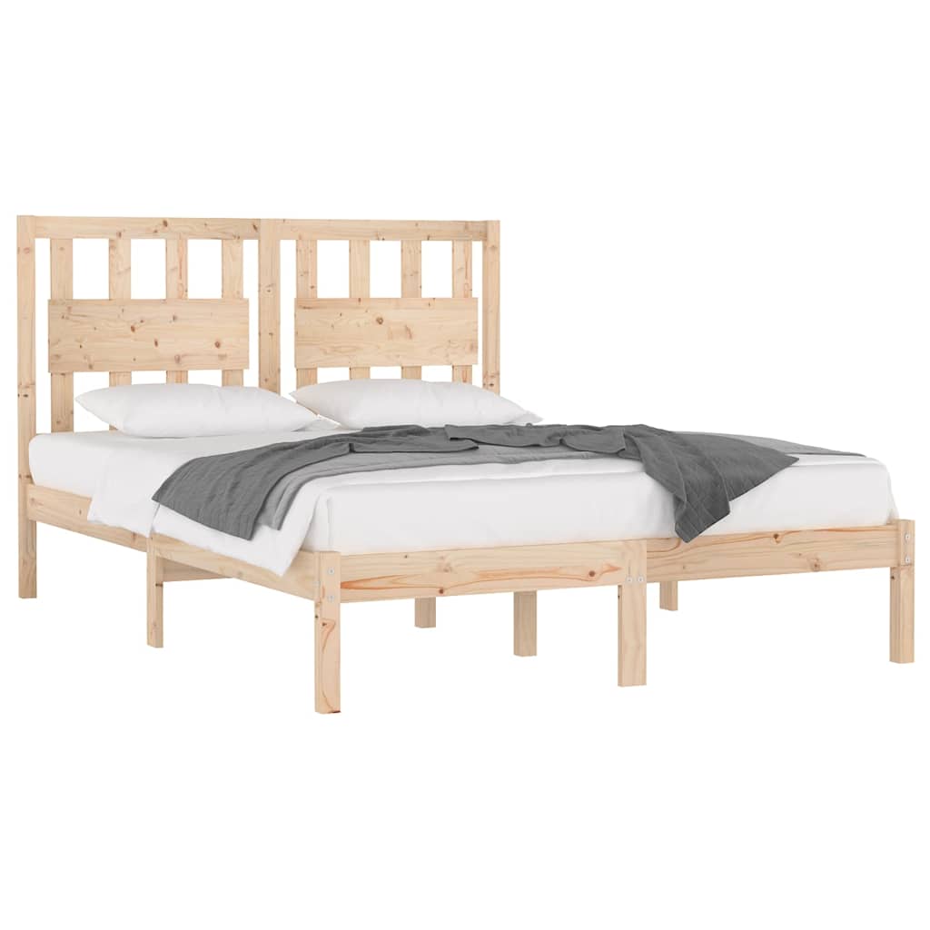 Vidaxl bedframe massief grenenhout 120x200 cm