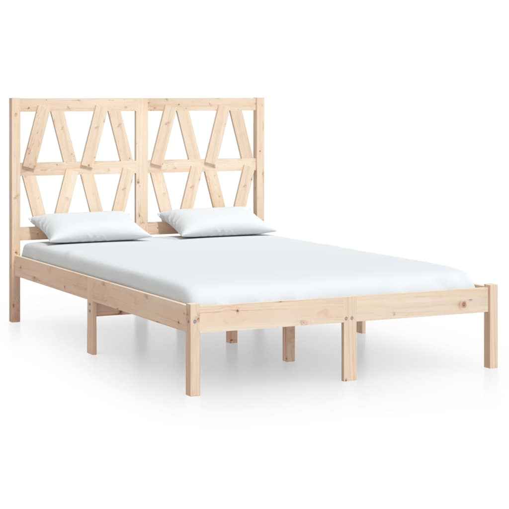 Vidaxl bedframe massief grenenhout 140x200 cm