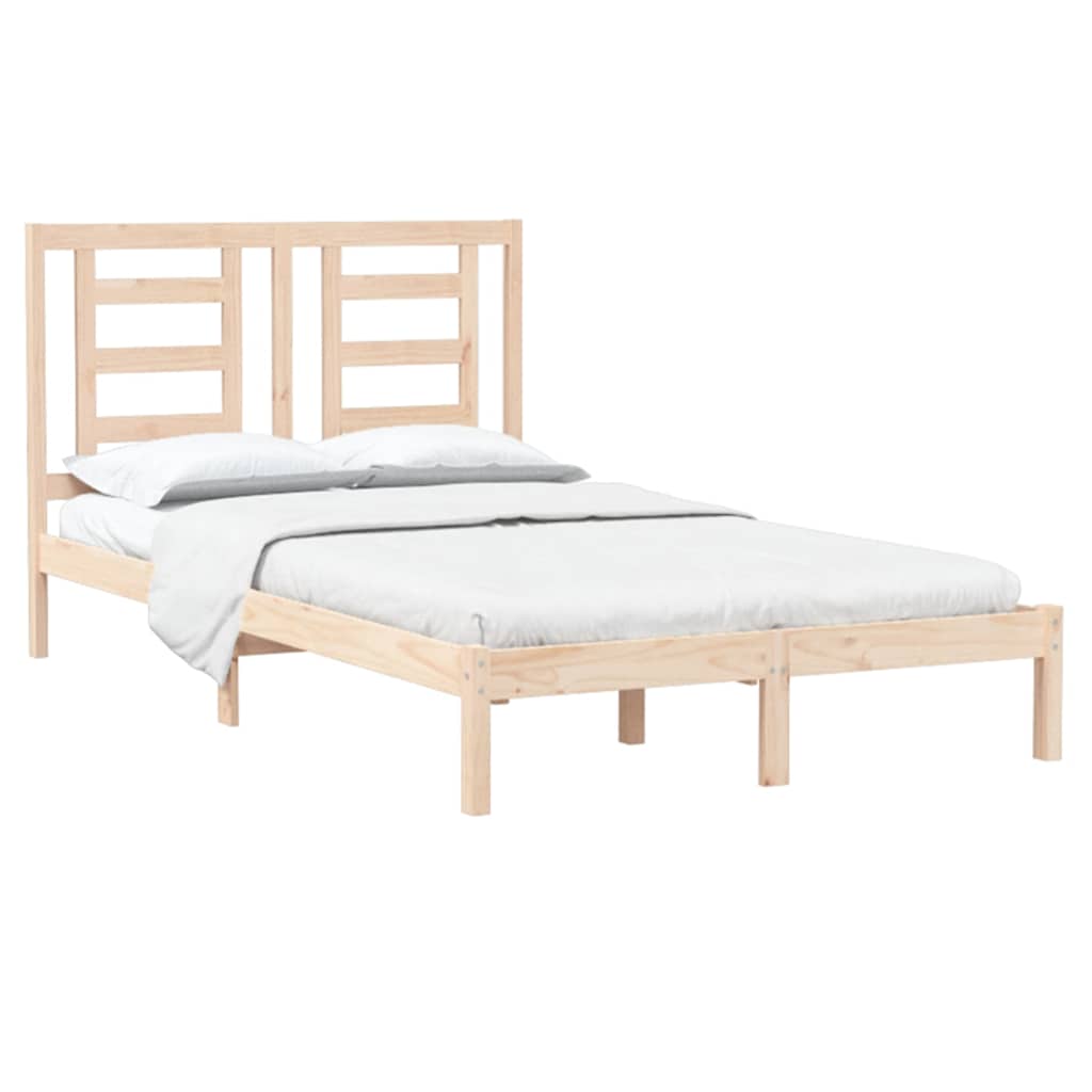 Vidaxl bedframe massief hout 120x190 cm