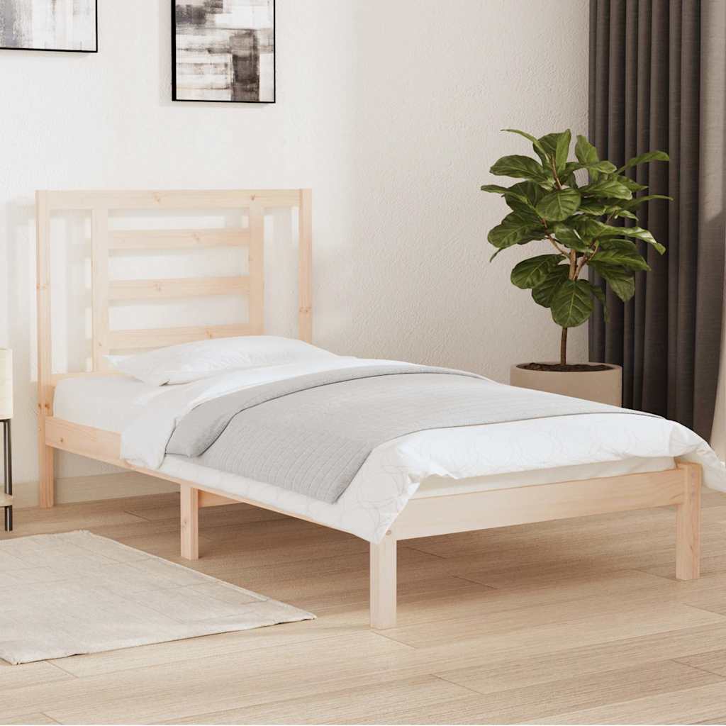 Vidaxl bedframe zonder matras massief grenenhout 90x200 cm