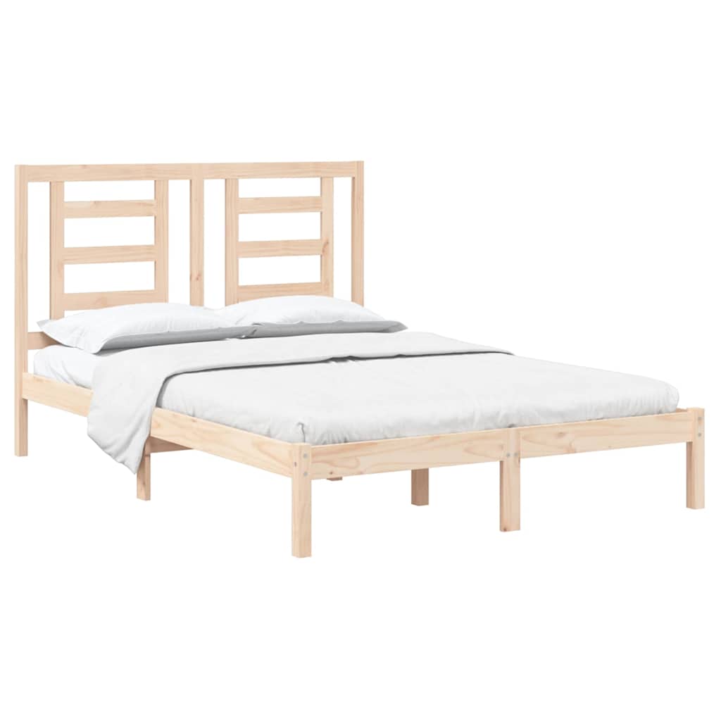 Vidaxl bedframe zonder matras massief grenenhout 140x200 cm