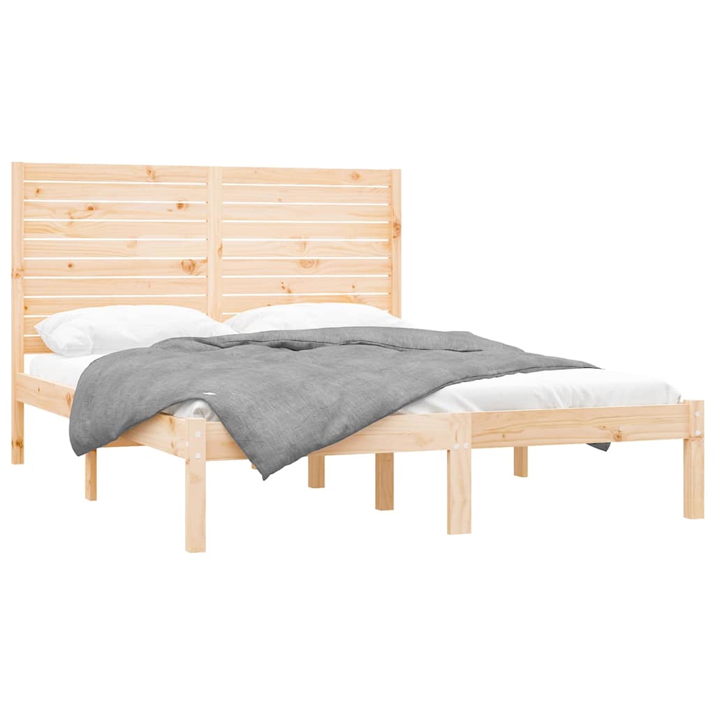 Vidaxl bedframe massief hout 140x200 cm