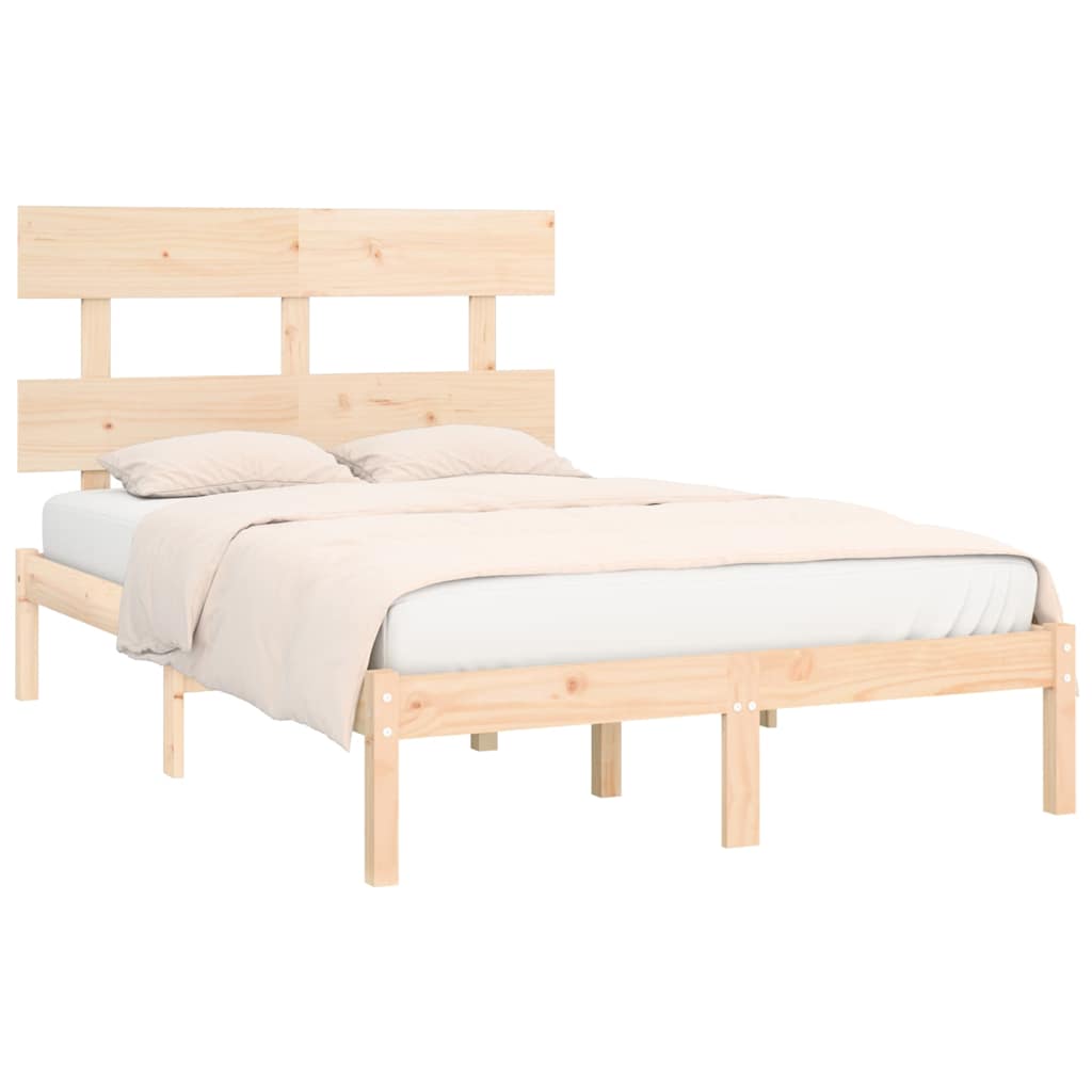 Vidaxl bedframe massief hout 120x190 cm