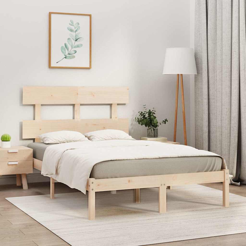 Vidaxl bedframe massief hout 120x190 cm